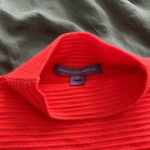 Orange French Connection turtleneck